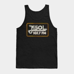 KSOL 107.7 SOUL Bay Area Defunct Radio Station Tank Top