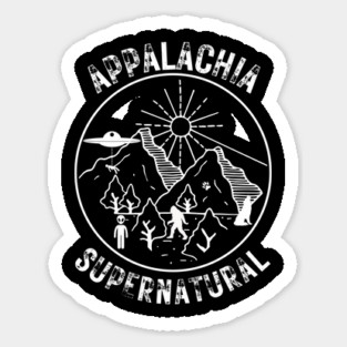 Supernatural Appalachia - UFOs, Sasquatch, and skinwalkers Sticker