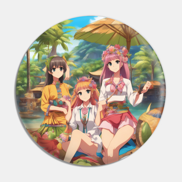 Anime All Day anime girls  collor Pin by animegirlnft