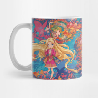 Anime Dreams Anime Girl collorful Mug
