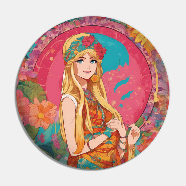 Anime Adventures  react anime girl bali style dress collorful Pin by animegirlnft