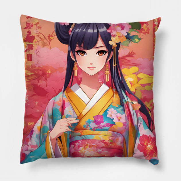 Anime recap anime adventures Pillow by animegirlnft