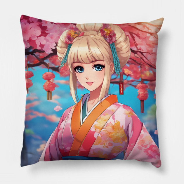 Otaku Obsessed  Japanese Anime Harajuku Hype Pillow by animegirlnft