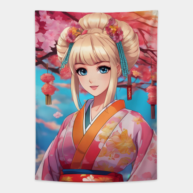 Otaku Obsessed  Japanese Anime Harajuku Hype Tapestry by animegirlnft