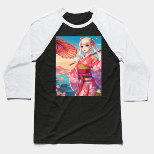 Harajuku Hype: Japanese Anime Girl Baseball T-Shirt