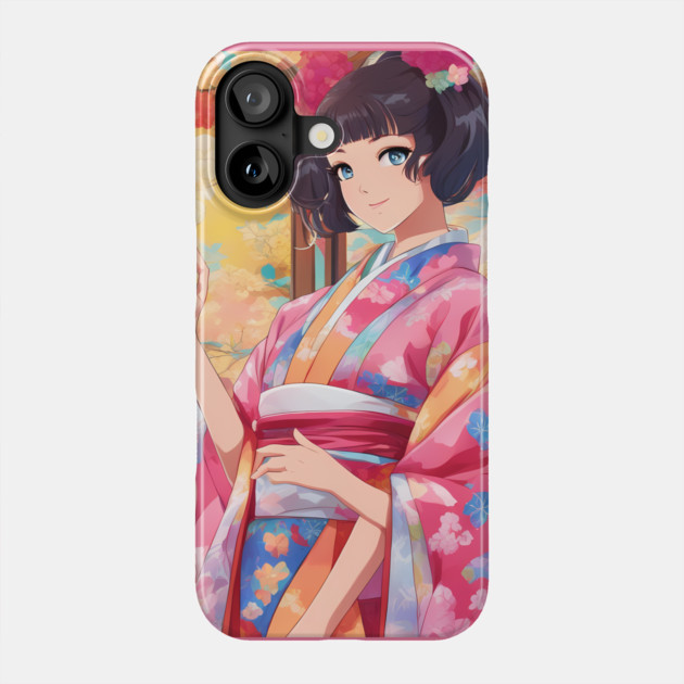 Chibi Cutie Adorable Anime Girl Phone Case by animegirlnft