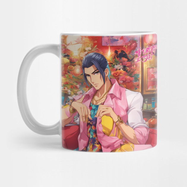 Manga Master Cool Anime yakuza pose by animegirlnft