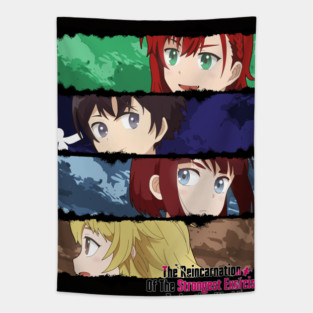 Strongest Exorcist in Another World - Seika x Yifa x Amyu x Mabel Tapestry