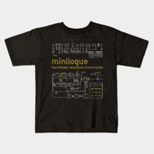 Minilogue Yellow Scheme Kids T-Shirt