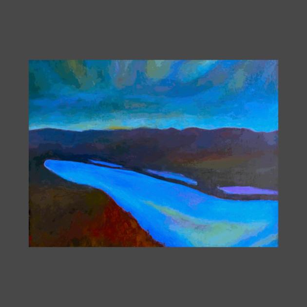 Night Painting Lazaretto Creek by DonWillisJrArt
