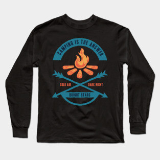 Camping Long Sleeve T-Shirt