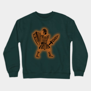ARMOR OF GOD CHOCOLATE Crewneck Sweatshirt