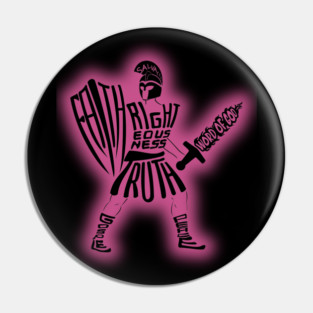 ARMOR OF GOD PINK Pin