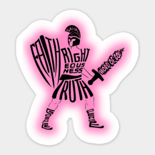 ARMOR OF GOD PINK Sticker