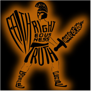 ARMOR OF GOD ORANGE Posters and Art