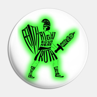 ARMOR OF GOD GREEN Pin