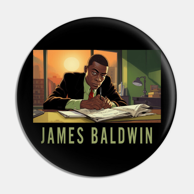 James Baldwin Pin by UrbanLifeApparel