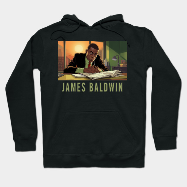 James Baldwin Hoodie by UrbanLifeApparel