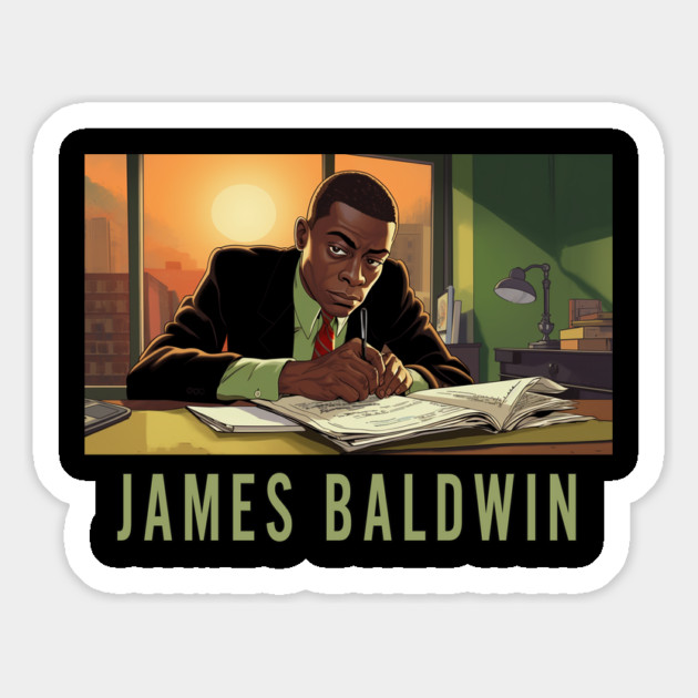James Baldwin Magnet by UrbanLifeApparel