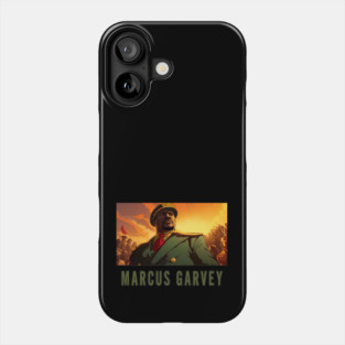 Marcus Garvey, Black History Phone Case