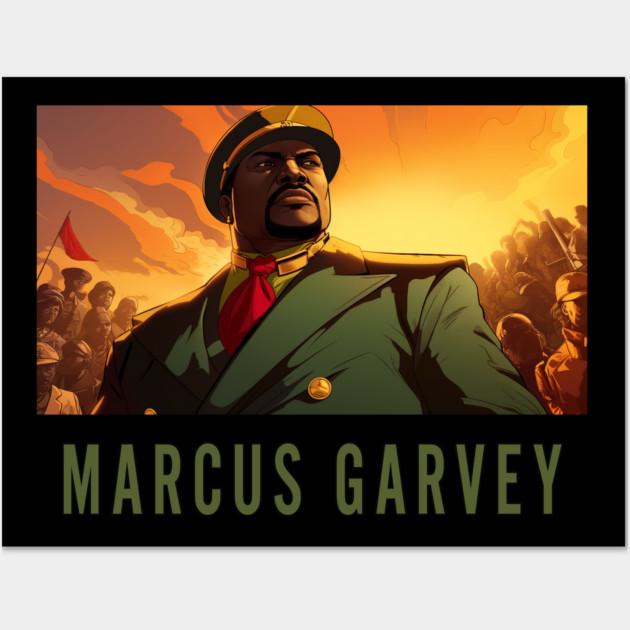 Marcus Garvey, Black History Wall Art by UrbanLifeApparel