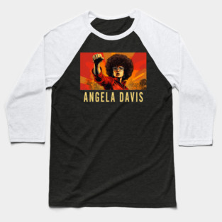 Angela Davis, Black Woman, Black History Baseball T-Shirt