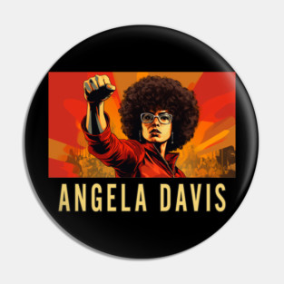 Angela Davis, Black Woman, Black History Pin
