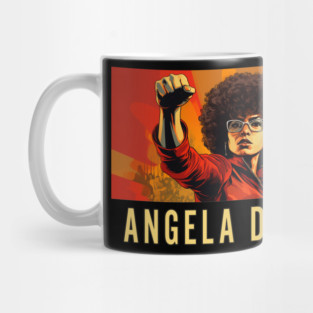 Angela Davis, Black Woman, Black History Mug