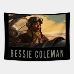 Bessie Coleman Tapestry