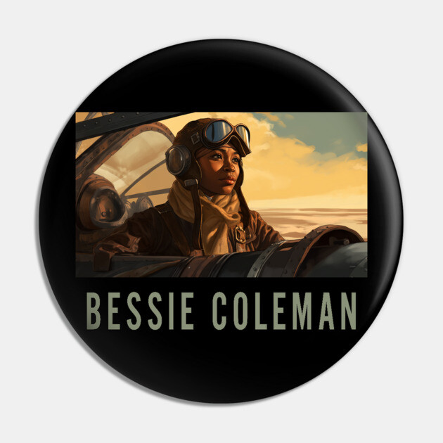 Bessie Coleman Pin by UrbanLifeApparel