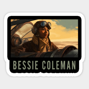 Bessie Coleman Sticker