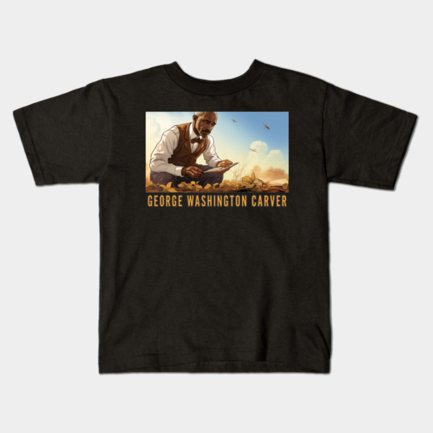 George Washington Carver Kids T-Shirt by UrbanLifeApparel