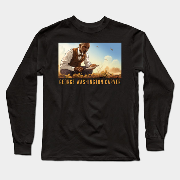 George Washington Carver Long Sleeve T-Shirt by UrbanLifeApparel