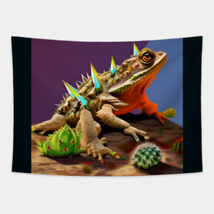Mystical lizard Tapestry