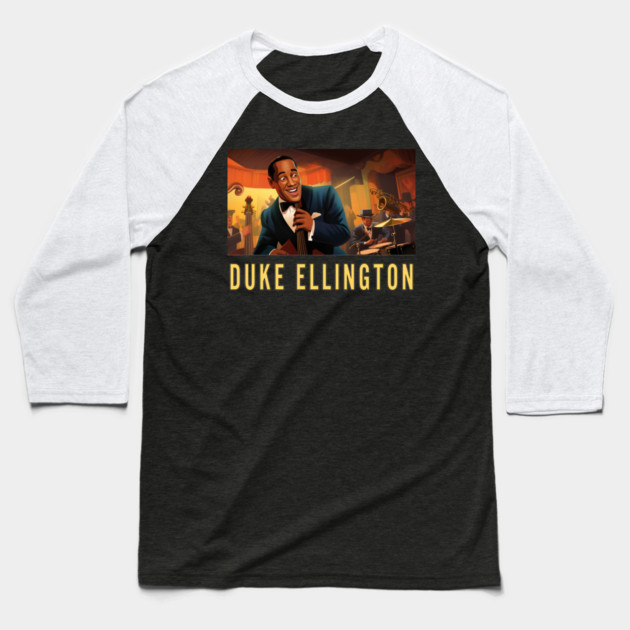 Duke Ellington Baseball T-Shirt by UrbanLifeApparel