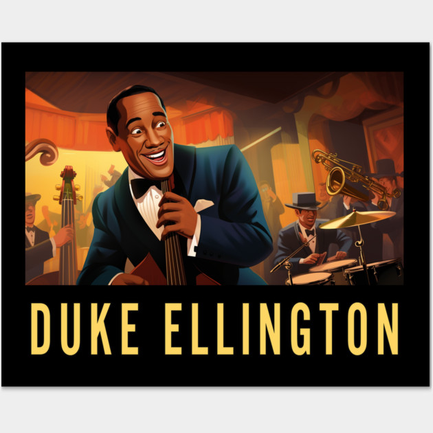 Duke Ellington Wall Art by UrbanLifeApparel