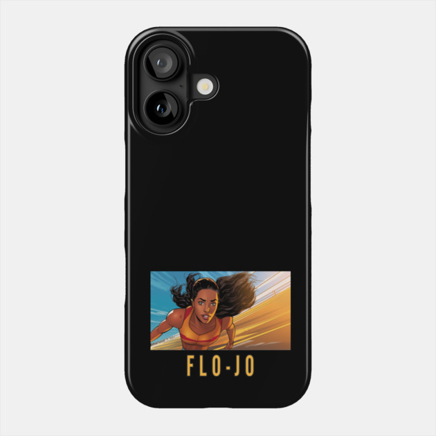 Flo-Jo, Florence Griffith Joyner Phone Case by UrbanLifeApparel