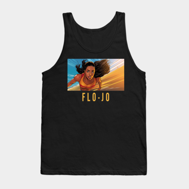Flo-Jo, Florence Griffith Joyner Tank Top by UrbanLifeApparel