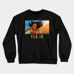 Flo-Jo, Florence Griffith Joyner Crewneck Sweatshirt