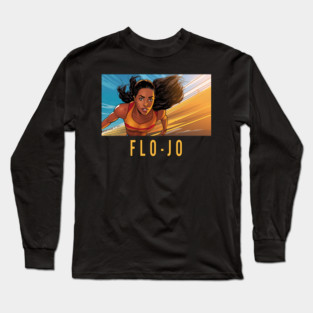 Flo-Jo, Florence Griffith Joyner Long Sleeve T-Shirt