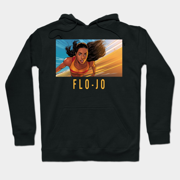 Flo-Jo, Florence Griffith Joyner Hoodie by UrbanLifeApparel