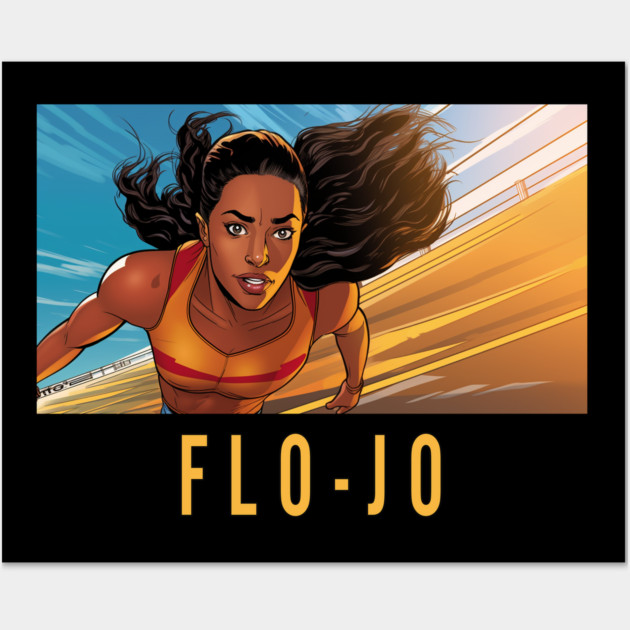 Flo-Jo, Florence Griffith Joyner Wall Art by UrbanLifeApparel