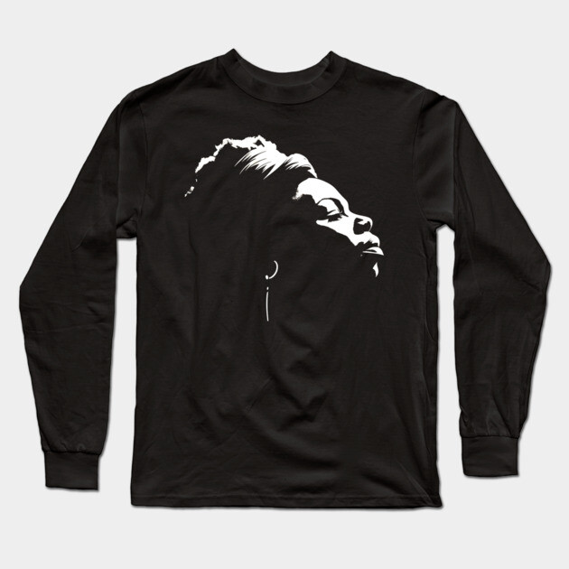Nina Simone Long Sleeve T-Shirt by UrbanLifeApparel