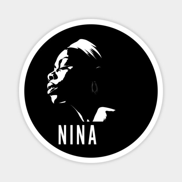 Nina Simone Magnet by UrbanLifeApparel
