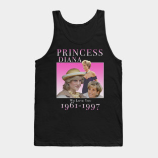 Princess Diana Her Charitable Heart And Endless Devotion Tank Top