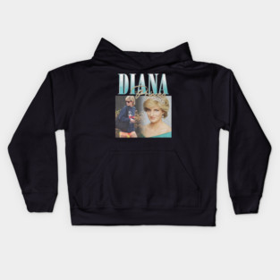 Lady Diana Spencer A Princess Who Touched The World Kids Hoodie