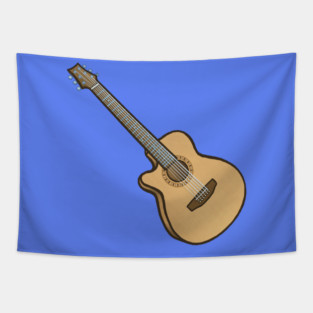 Left handed acoustic guitar Tapestry