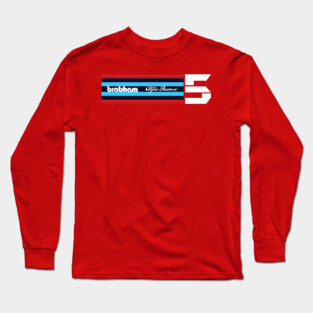 Brabham F1 Alfa Romeo Retro Design Niki Lauda Long Sleeve T-Shirt