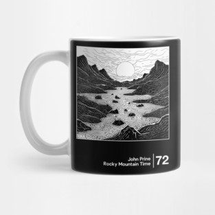 Rocky Mountain Time / Minimal Style Graphic Artwork Mug
