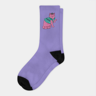 Support Nonbinary People - Cat Socks